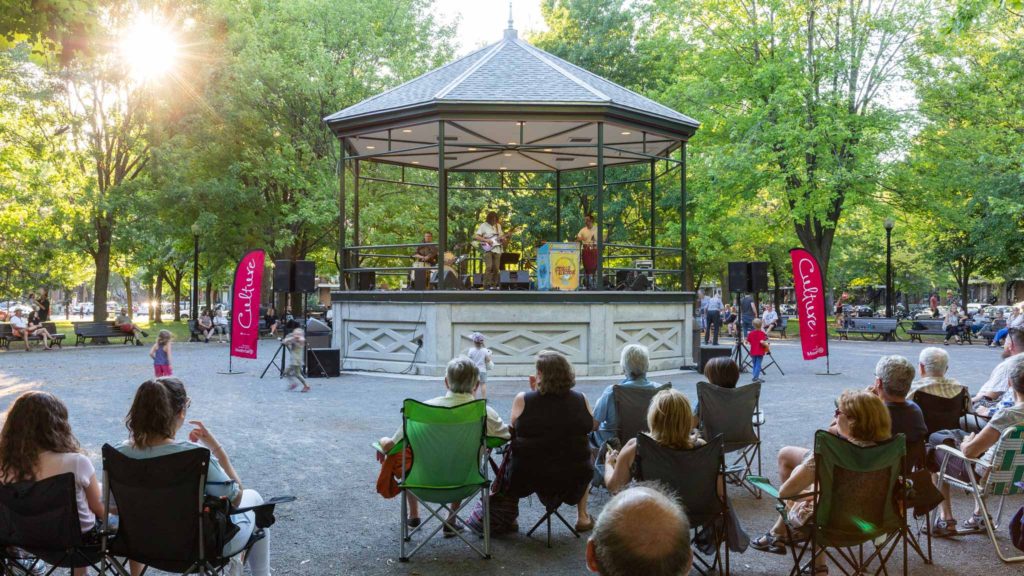 kiosque parc Molson Montreal