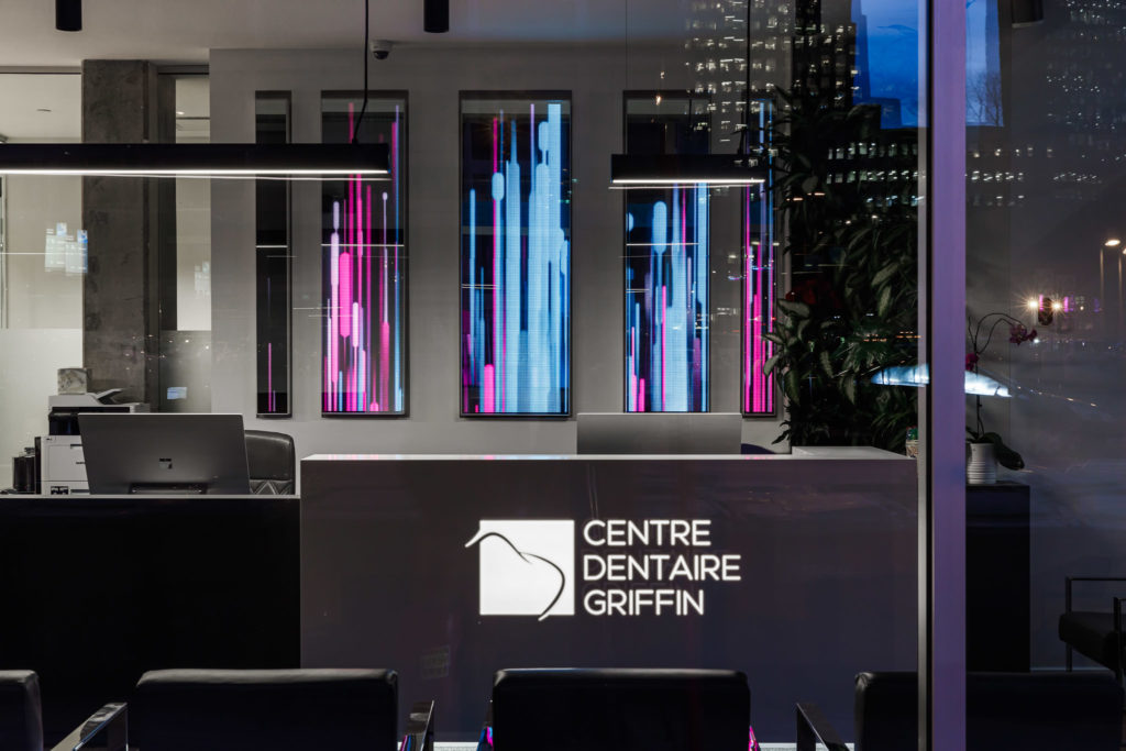Oeuvre générative | Centre Dentaire Griffin Montréal