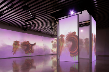 Museo International del Barroco video projections